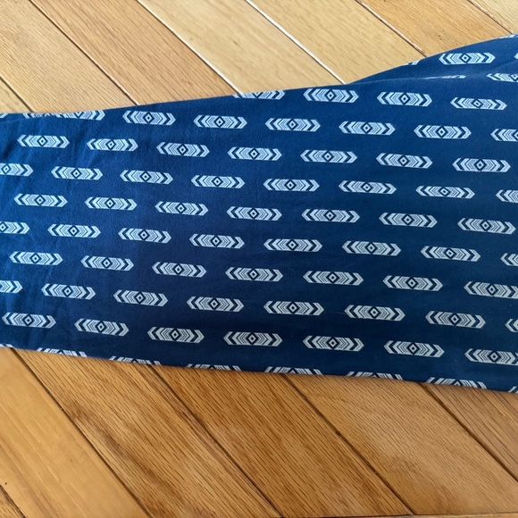 Matilda Jane blue and white patterned leggings size XL - Picture 3 of 6